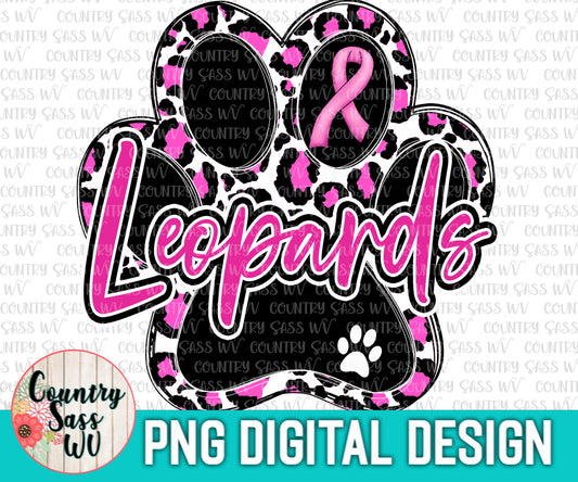 LEOPARDS PNG Design  Breast Cancer Awareness