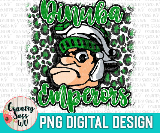 Dinuba Emperors Green 2 PNG Design