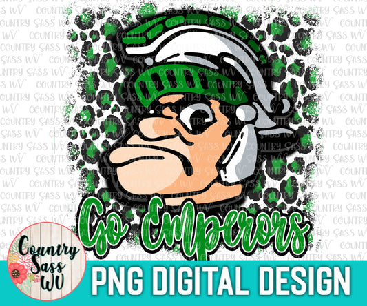 Dinuba Go Emperors Green 3 PNG Design
