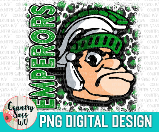 Dinuba Emperors Green 4 PNG Design