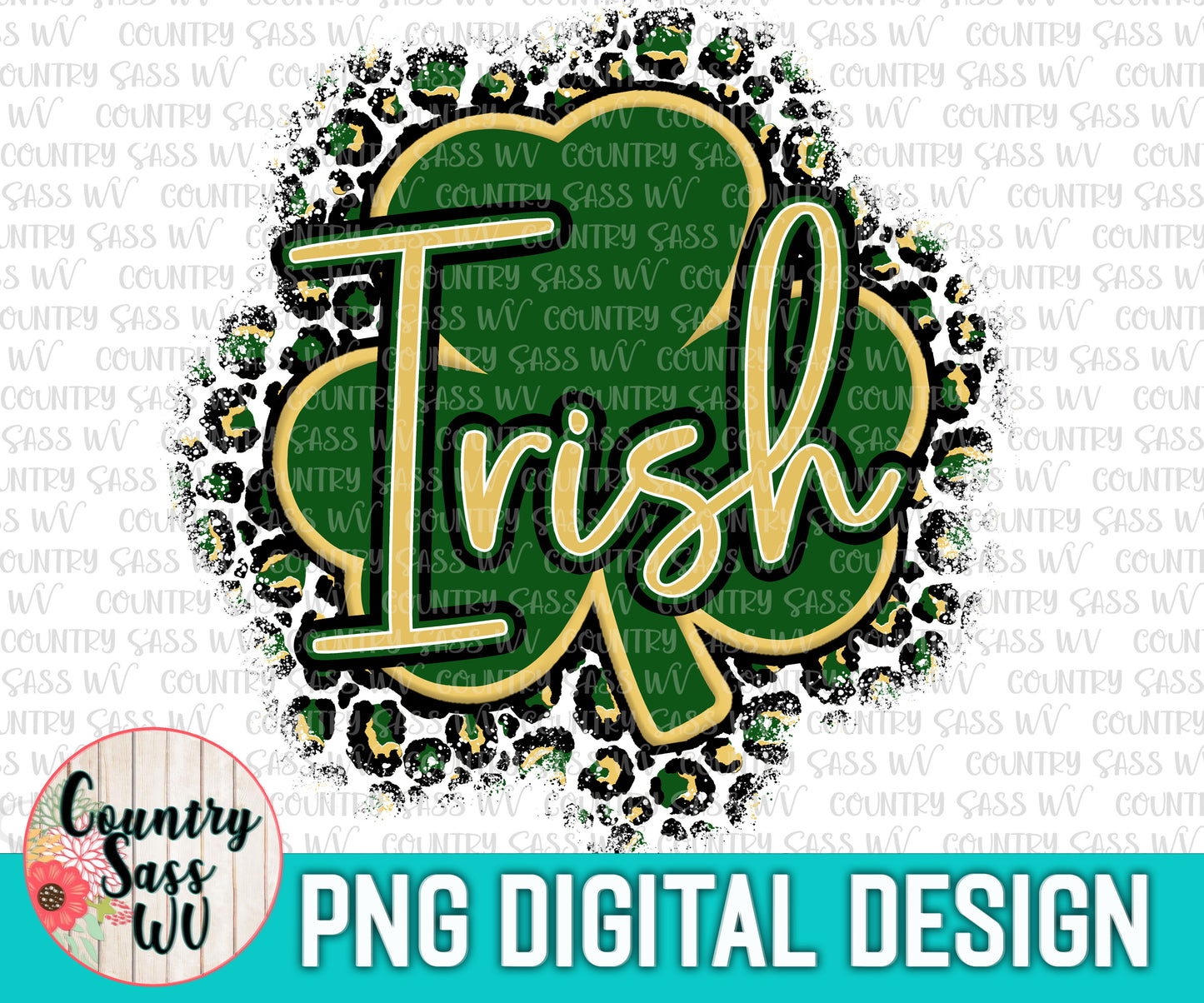 Springfield Irish Green-Gold PNG Design
